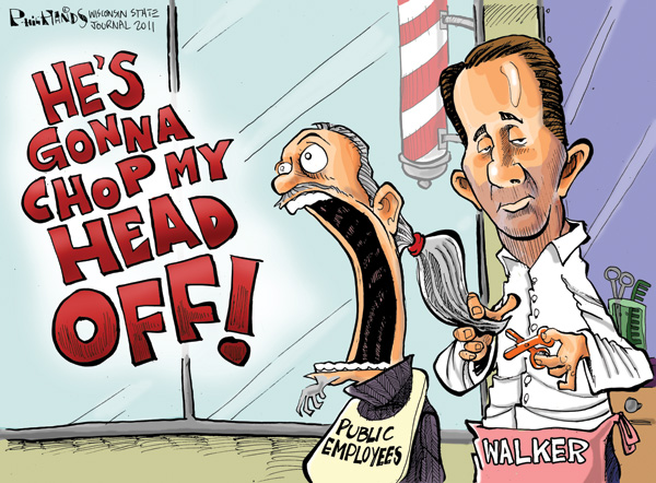 Hands Cartoon: Just a little off the top
